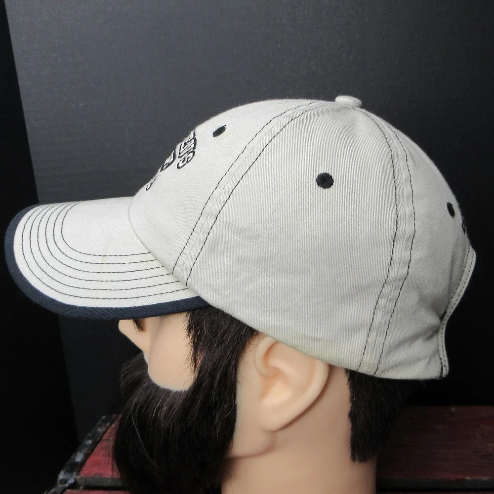 Port Authority Sportsmen's Fishing Dept Service Hat Int'l Falls Beige Black Cap